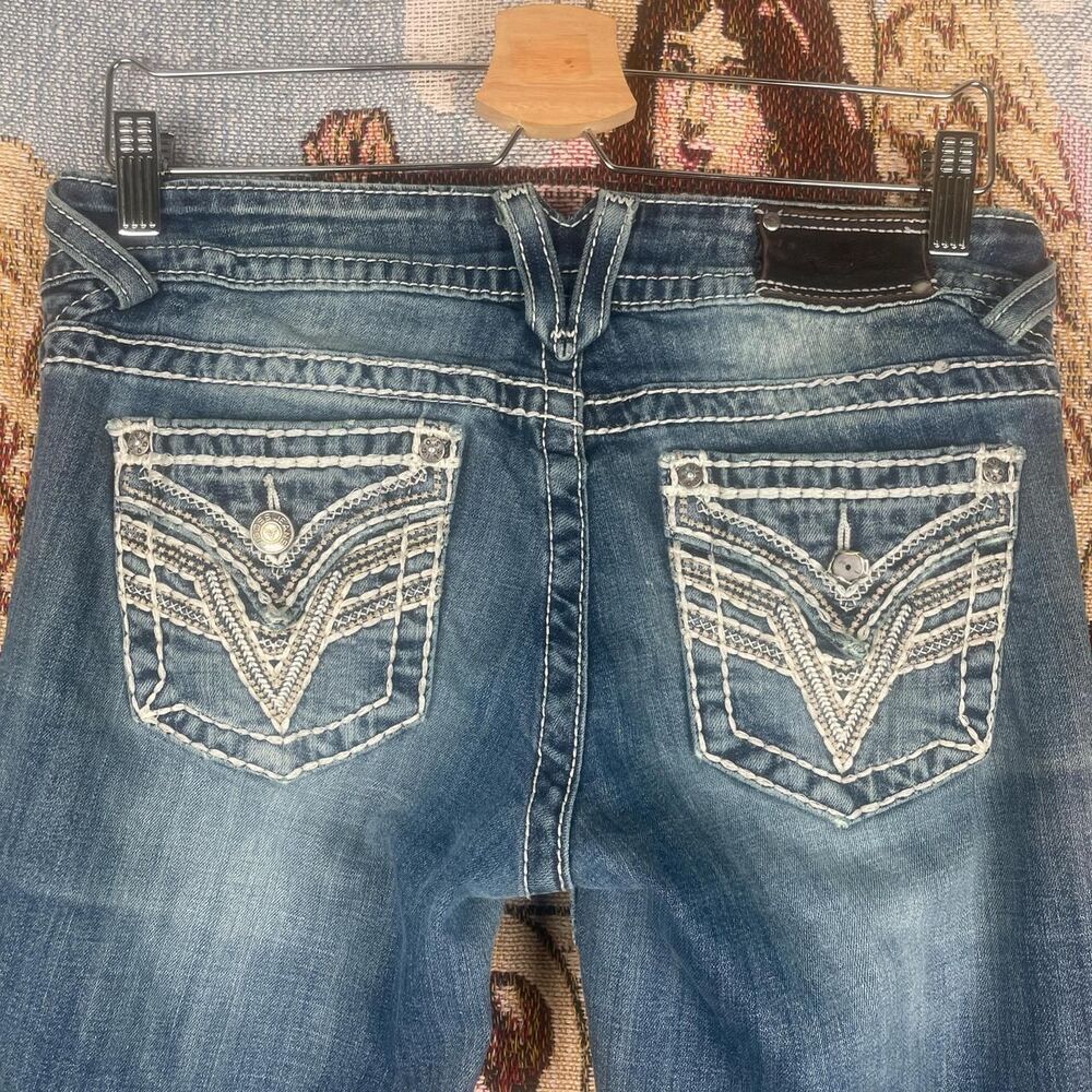 VIGOSS Y2K women’s jeans The Dallas slim boot cut size 5/6 excellent fading
